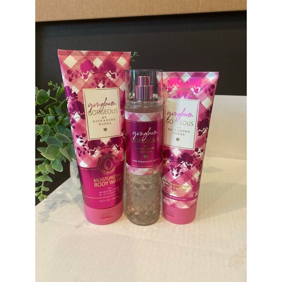 Bath & Body Works “Gingham Gorgeous” New 3-Pc Set